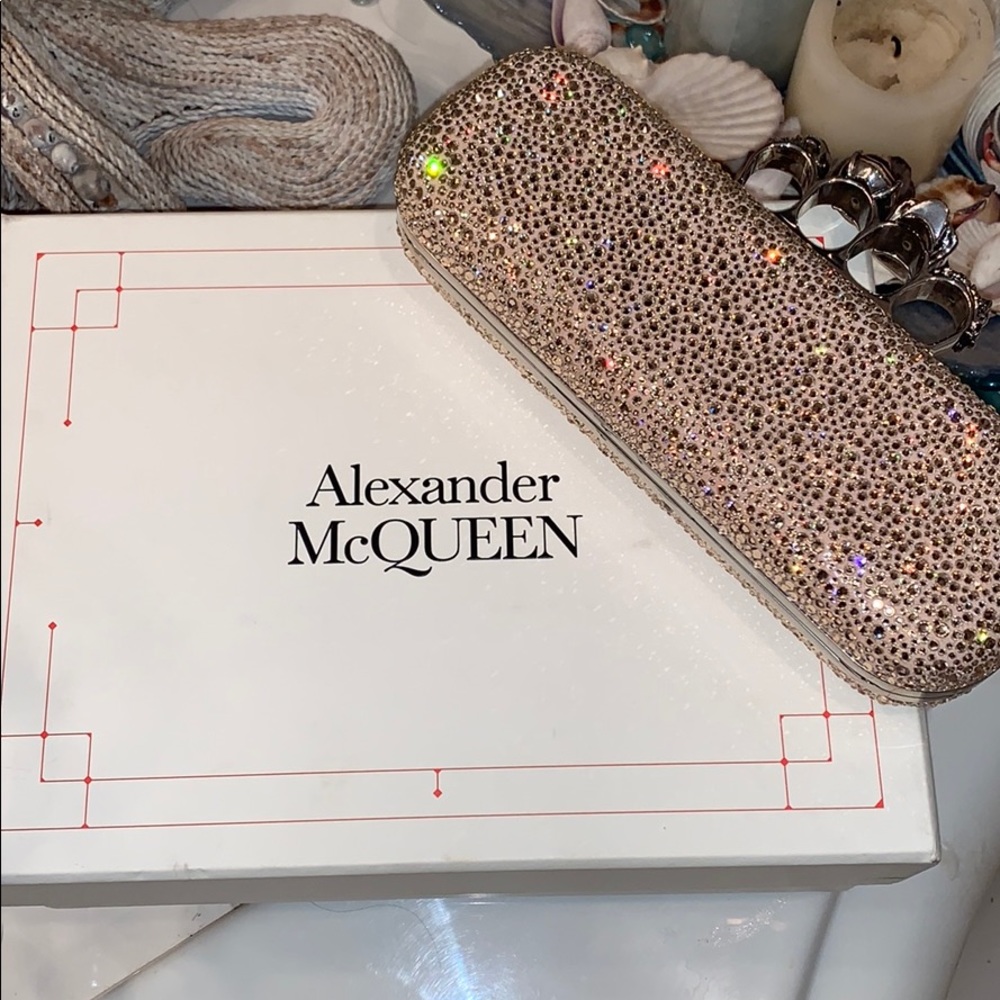 Alexander McQueen knuckle clutch